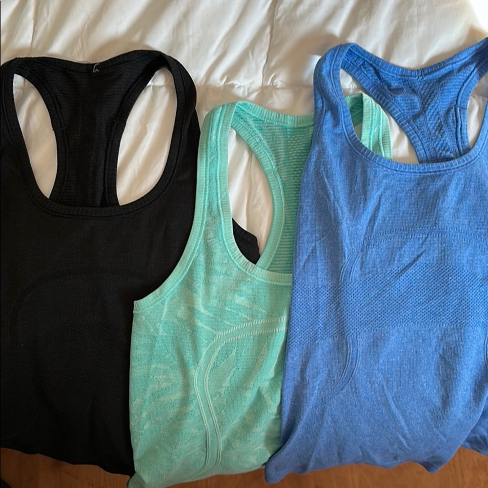 3 Lululemon Racerback Tanks